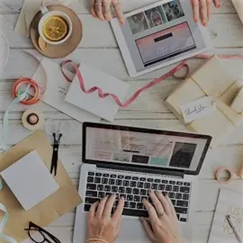 Photo du conception d'un site pour La Panthère, pour création d'un site web pour agence de mariage.